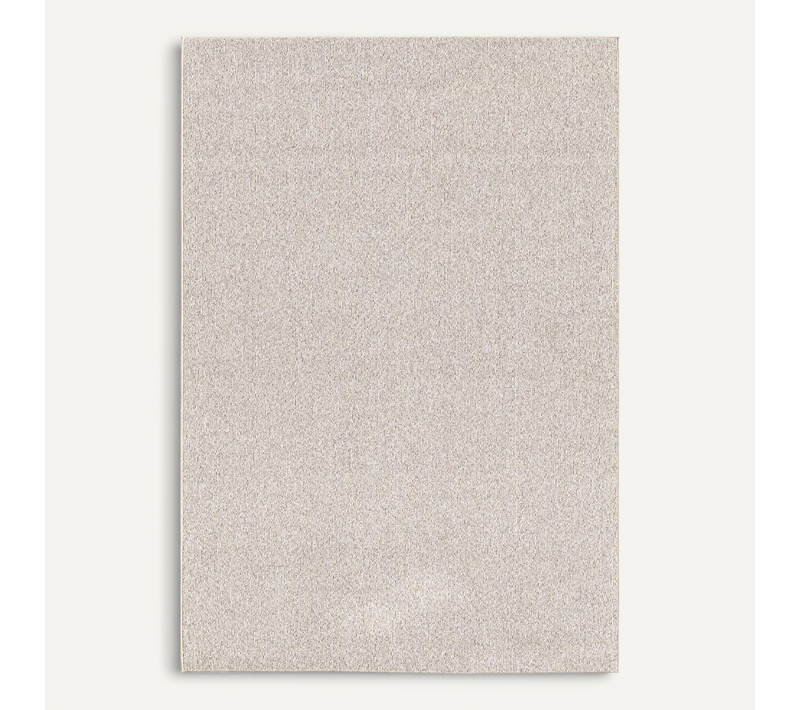 Tapis Natal Moderne Uni Anti-salissures, Beige, 240x340 Cm