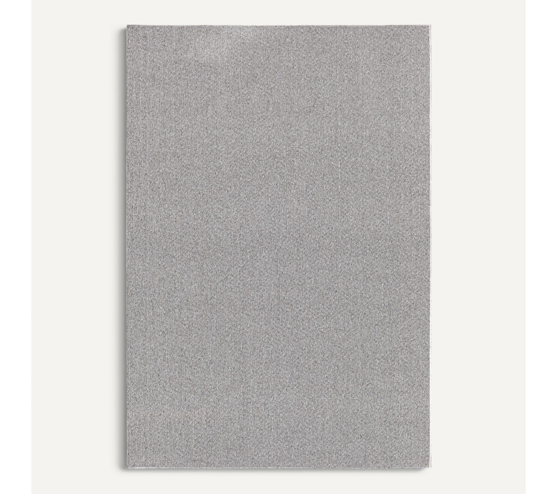 Tapis Natal Moderne Uni Anti-salissures, Gris, 160x230 Cm