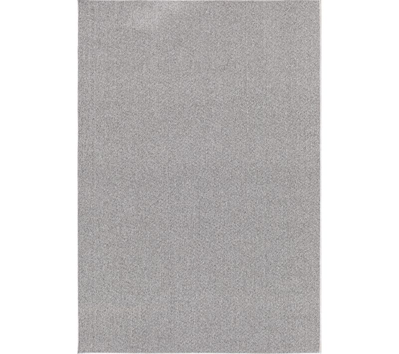 Tapis Natal Moderne Uni Anti-salissures, Gris, 200x290 Cm