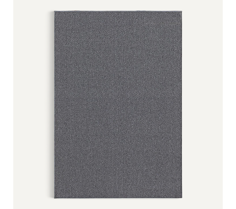 Tapis Natal Moderne Uni Anti-salissures, Anthracite, 200x290 Cm