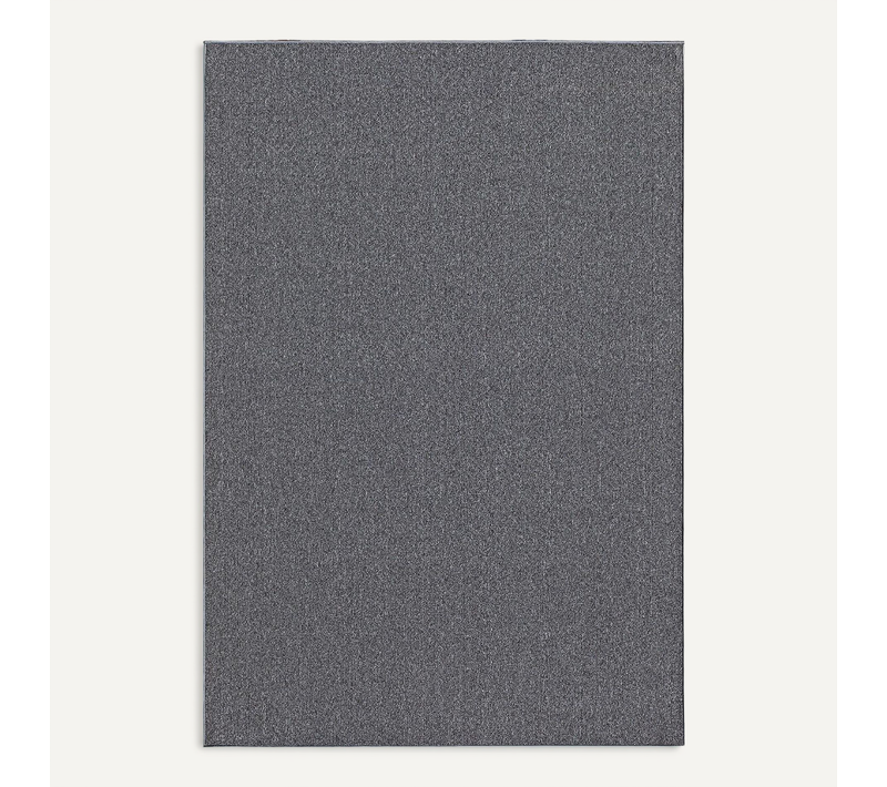 Tapis Natal Moderne Uni Anti-salissures, Anthracite, 240x340 Cm