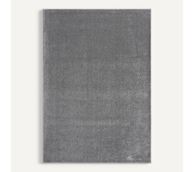 Tapis Marley Élégant Salon, Poils Courts, Anthracite, 160 X 230 Cm