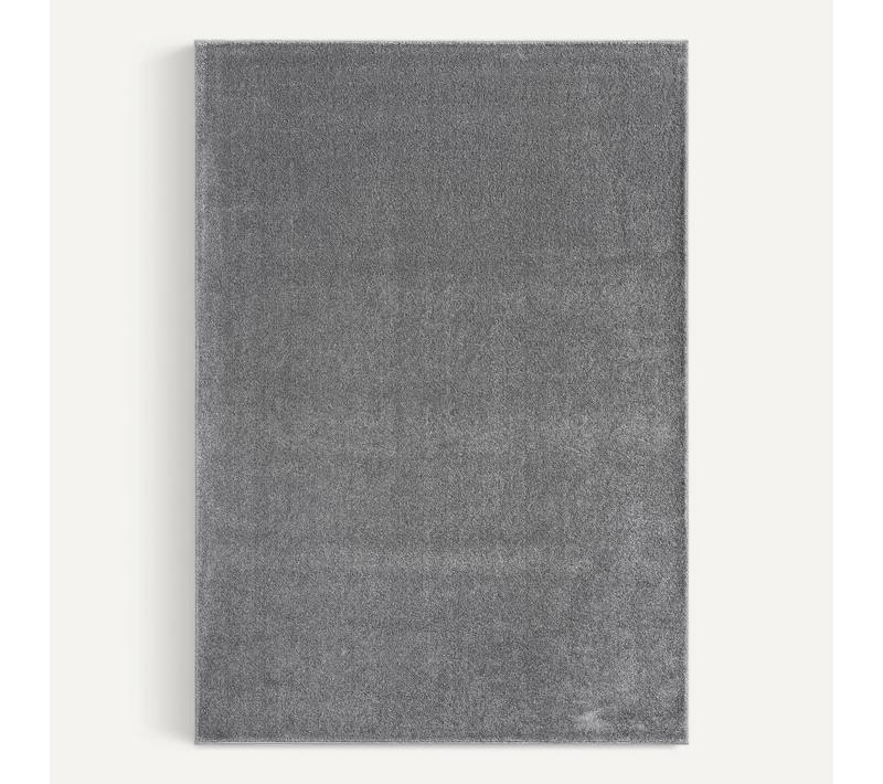Tapis Marley Élégant Salon, Poils Courts, Anthracite, 60 X 110 Cm
