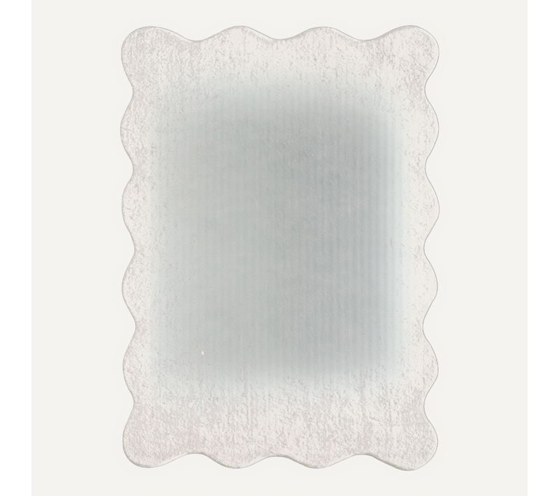 Tapis Relax Shape Antidérapant, Lavable, Crème, 140x200 Cm