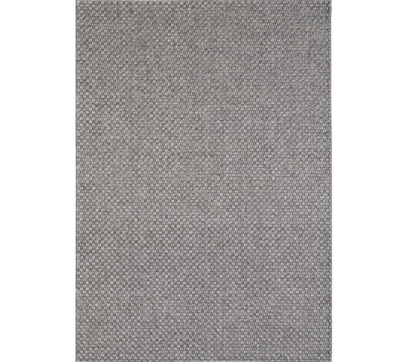 Tapis Maldives Extérieur Design Boho, Gris, 200x290 Cm