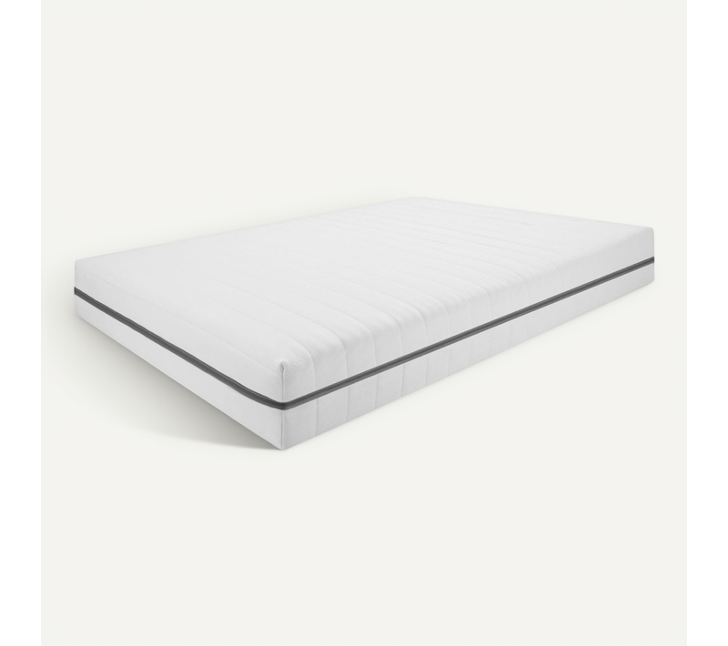 Matelas Mousse 80x190 cm, 7 Zones, H2/H3 En Mousse Froide - Epaisseur 18cm