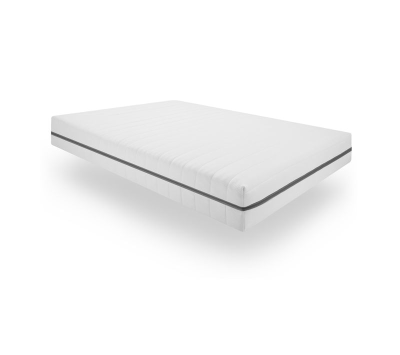 Matelas Mousse 140x190 cm 7 Zones Epaisseur 18 cm Double Fermeté H3/H4 Respirant