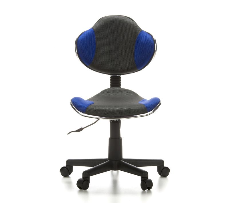 Chaise Pivotante Pour Des Enfants Kiddy Gti-2 Tissu Gris/bleu Sans Accoudoirs