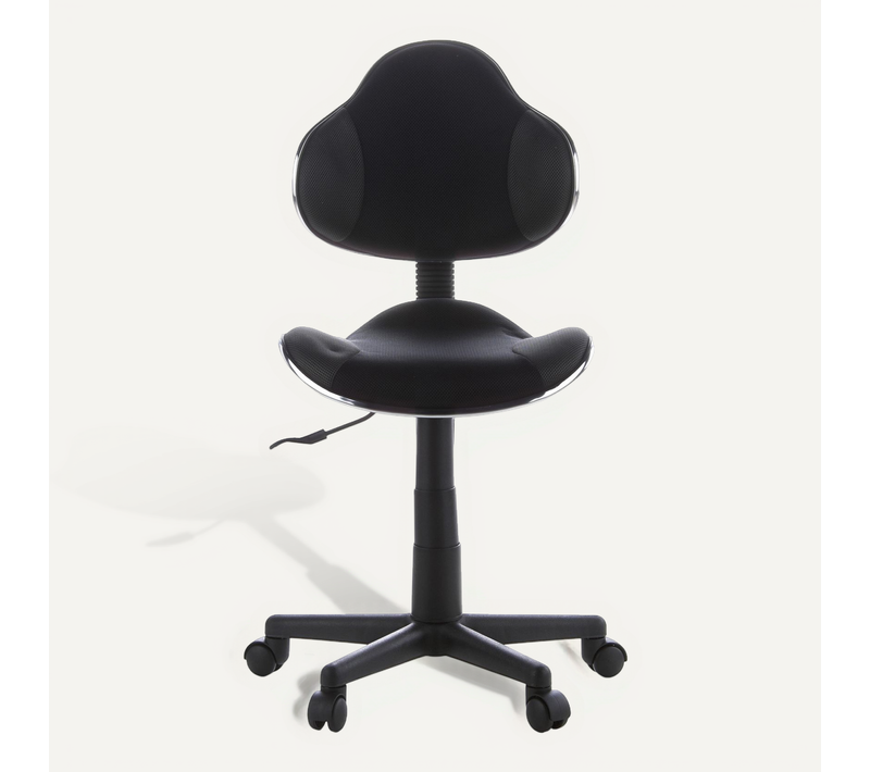 Chaise Pivotante Pour Des Enfants Kiddy Gti-2 Tissu Gris/noir Sans Accoudoirs