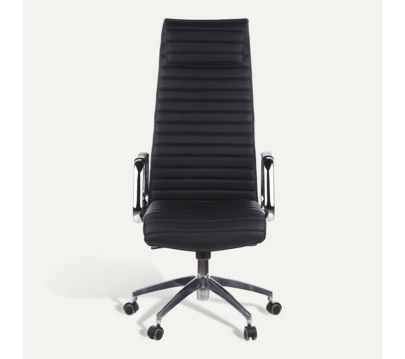 Siège De Direction De Luxe Aspera 20 Cuir Noir Accoudoirs Fournis, Surface Toucher Doux "softpad"