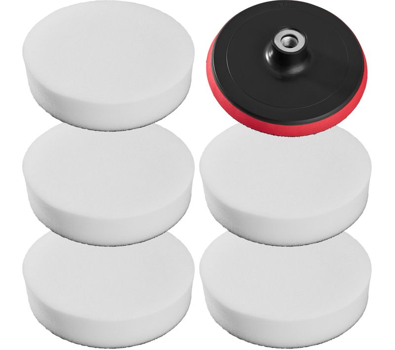Set D'éponges De Polissage Soft En Plastique Blanc