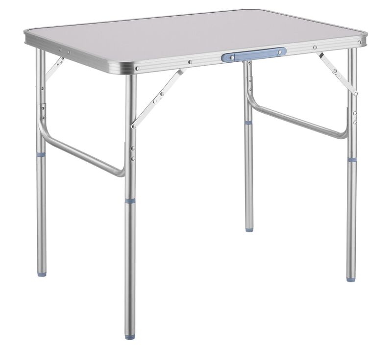 Table De Camping Valise Pliable Avec Cadre En Aluminium 75x55x68 Cm