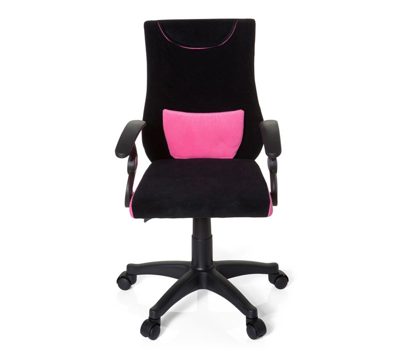 Chaise Pivotante Pour Des Enfants Kiddy Pro Al Tissu Rose Accoudoirs Compris