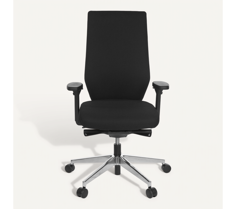 Fauteuil De Bureau Pro-tec 700 Tissu Noir Accoudoirs Compris