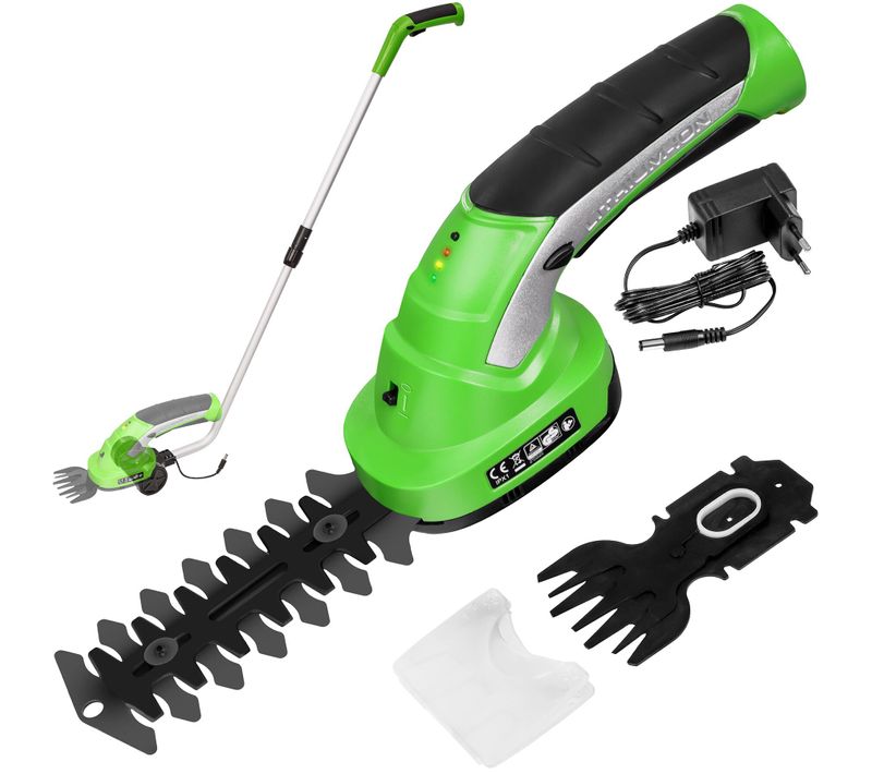 Taille Haie Électrique 2 En 1 En Métal Vert