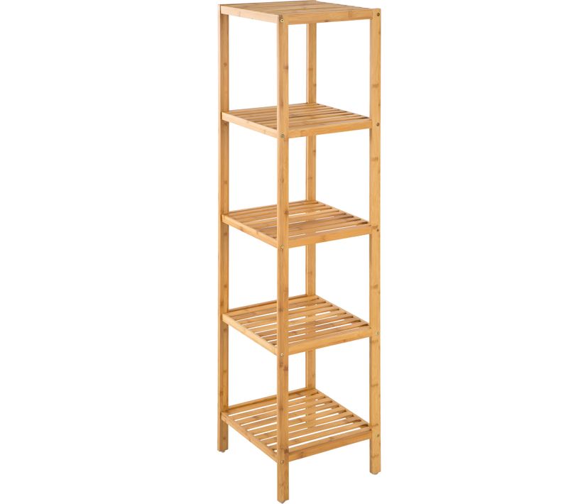 1 étagère De Salle De Bain Paola En Bois Marron