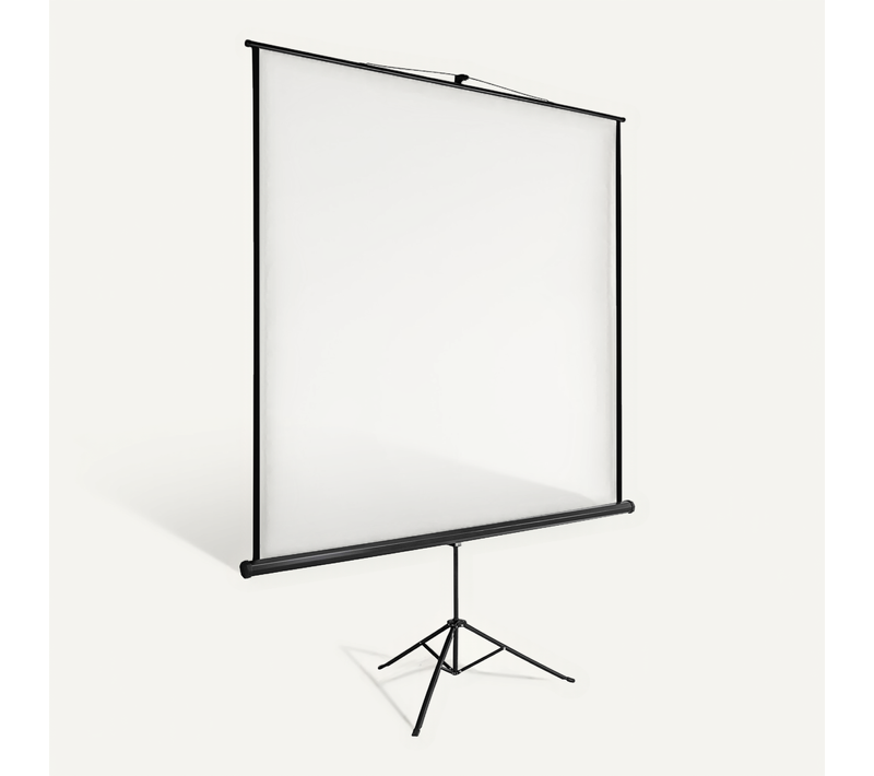 1 écran De Projection En Polyester Blanc