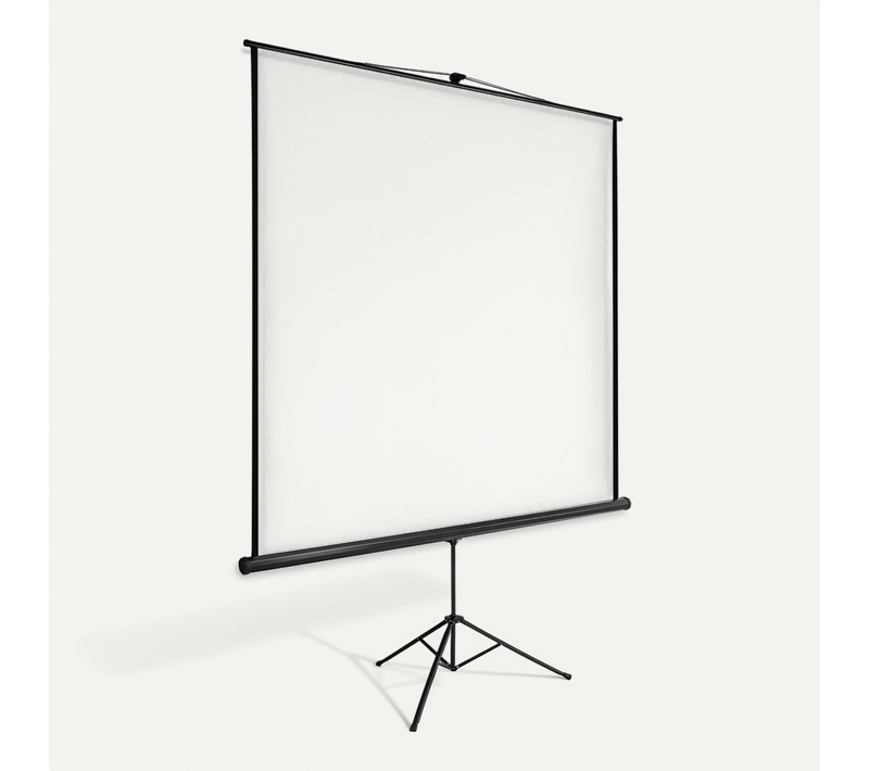 1 écran De Projection En Polyester Blanc