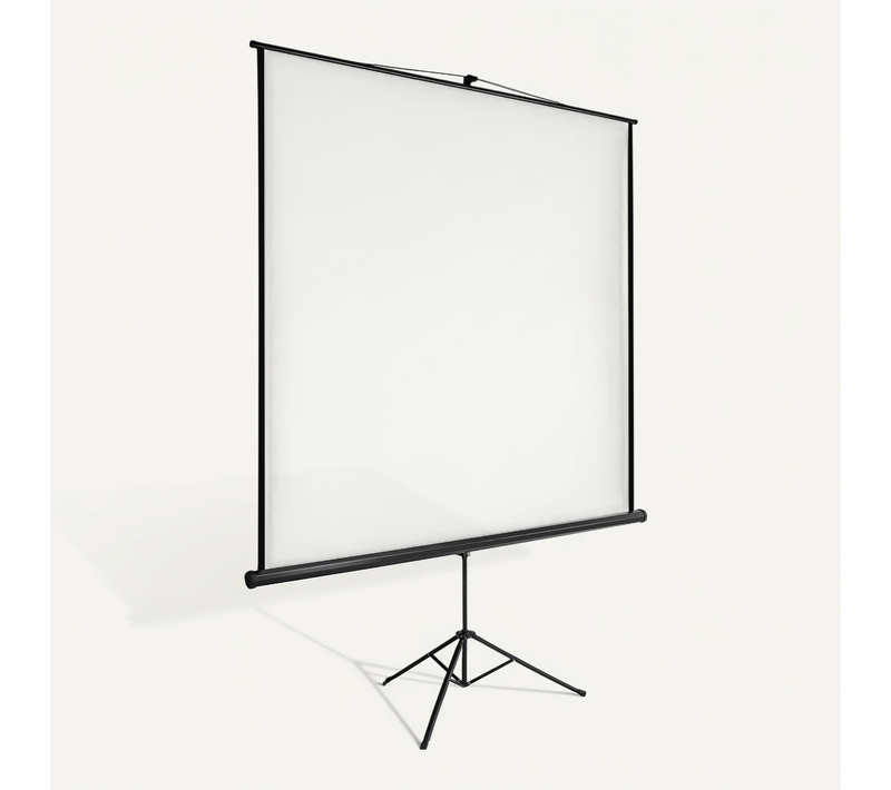 1 écran De Projection En Polyester Blanc