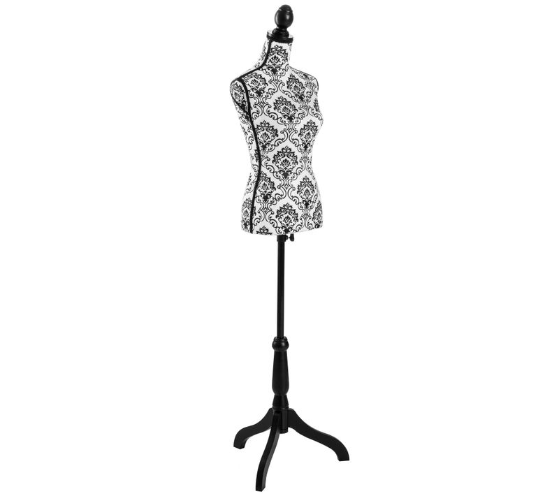 Mannequin De Couture Torse Femme En Mousse De Polystyrène Floral