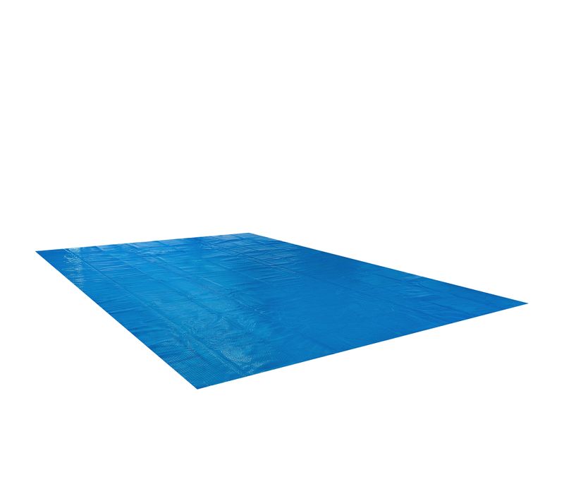 Bâche De Piscine Carrée 8x5m Épaisseur 400 Μm Bleu