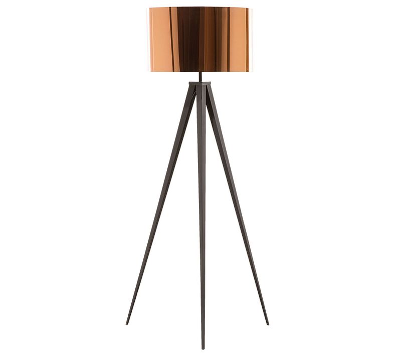 Lampadaire Stiletto Métal Cuivré