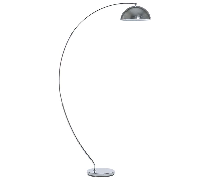 Lampadaire Kama Métal Argenté