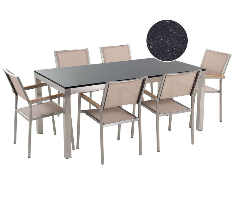 Set De Salle à Manger Pierre Beige Grosseto