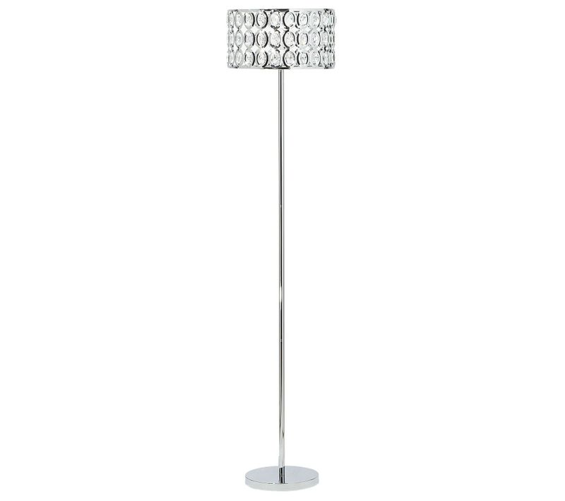 Lampadaire Tenna Cristal Argenté