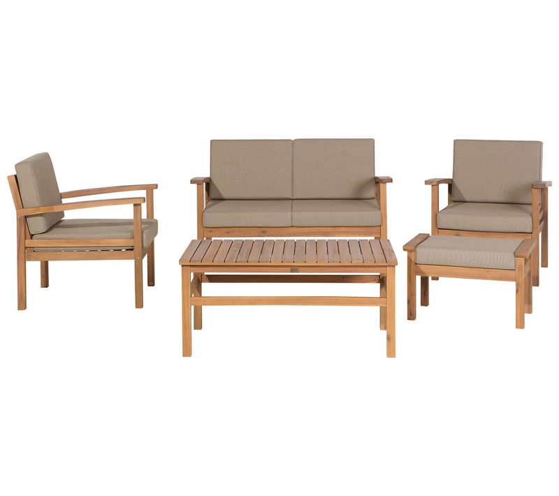 Set De Jardin Acacia Bois Clair Manila