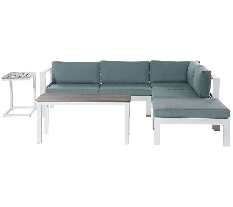 Set De Salon Aluminium Vert Messina