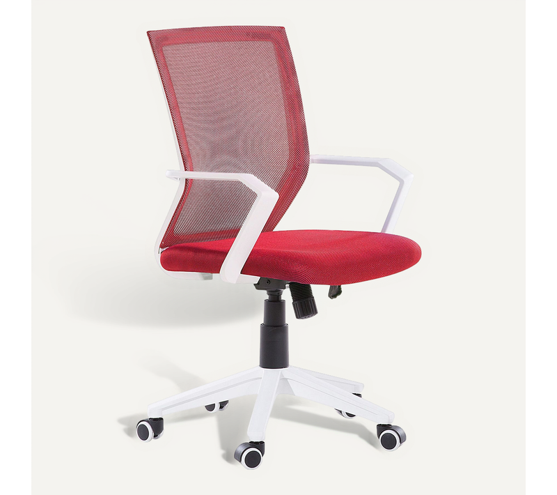 Chaise De Bureau Rouge Relief