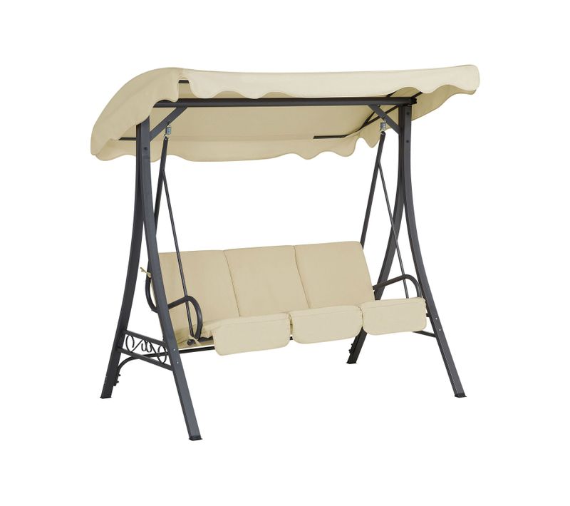 Balançoire Polyester Beige Garbo