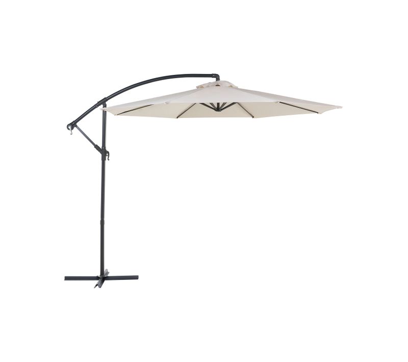 Grand Parasol De Jardin Beige Clair D 300 Cm Ravenna Ii