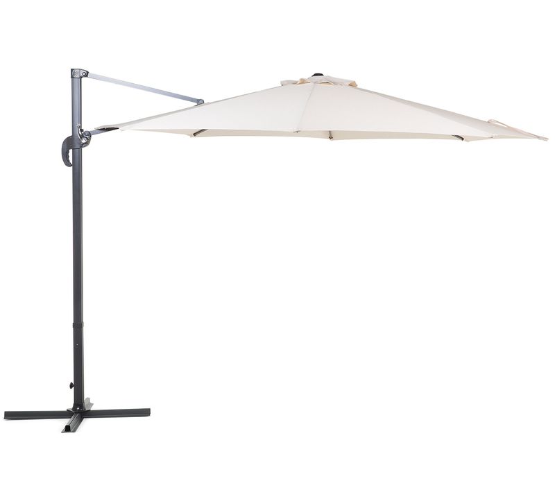 Grand Parasol De Jardin Beige Clair D 300 Cm Savona