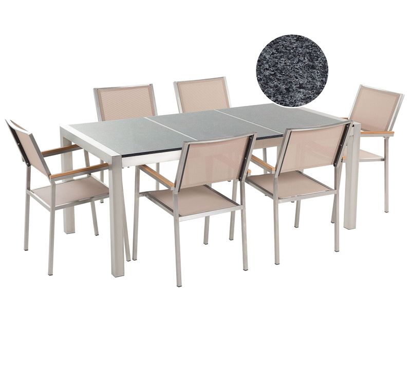 Set De Salle à Manger Pierre Beige Grosseto