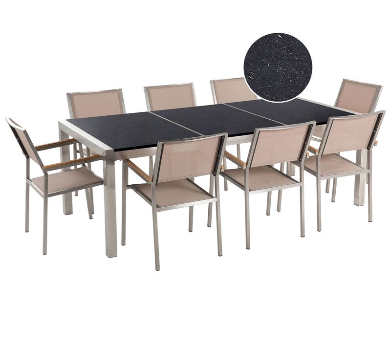 Set De Salle à Manger Pierre Beige Grosseto