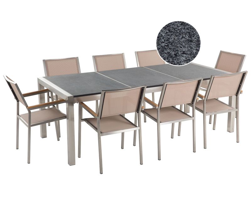 Set De Salle à Manger Pierre Beige Grosseto