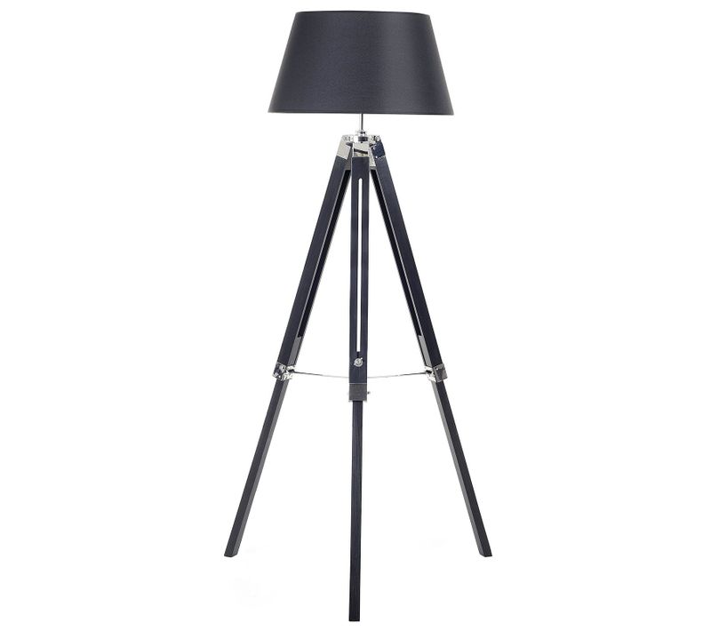 Lampadaire Madeira Bois De Pin Noir