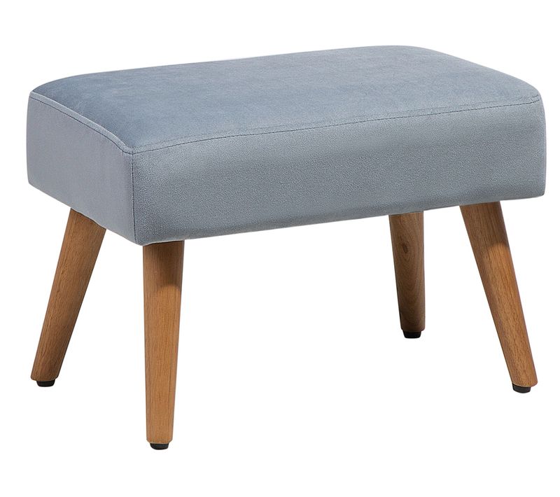 Bout De Lit En Velours Gris Takoma