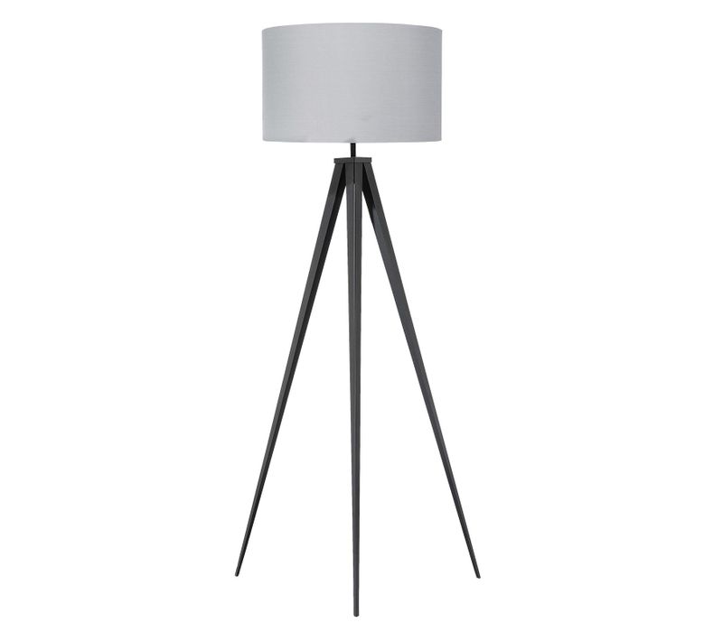 Lampadaire Stiletto Métal Gris