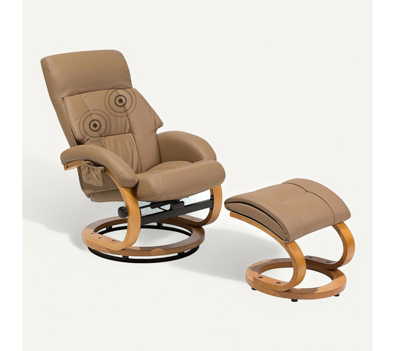 Fauteuil Massant Beige Sable Force