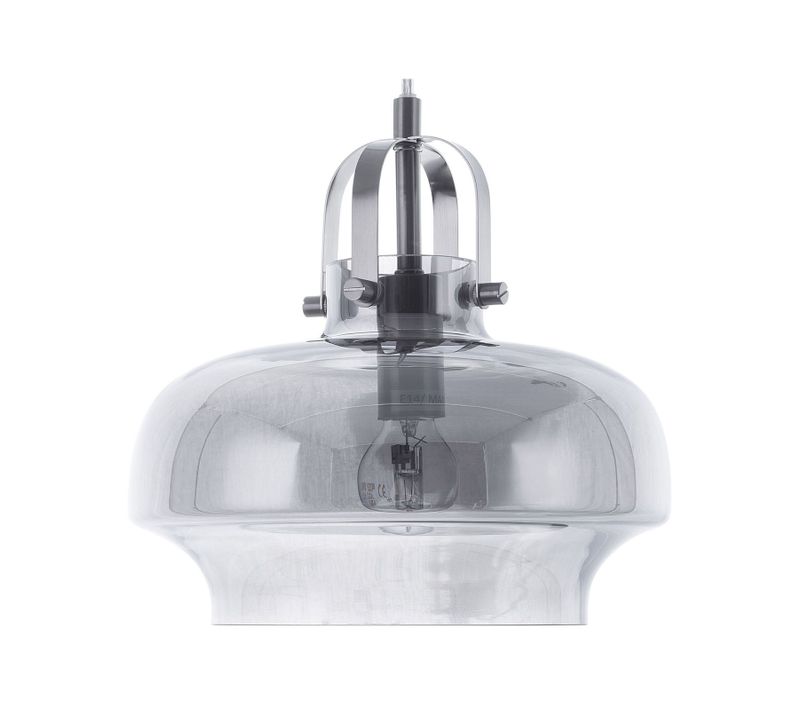 Lampe Suspension Wiltz Verre Gris Clair