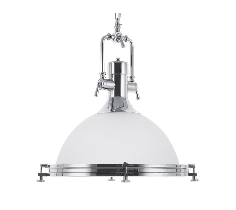 Lampe Suspension Ebron Verre Blanc