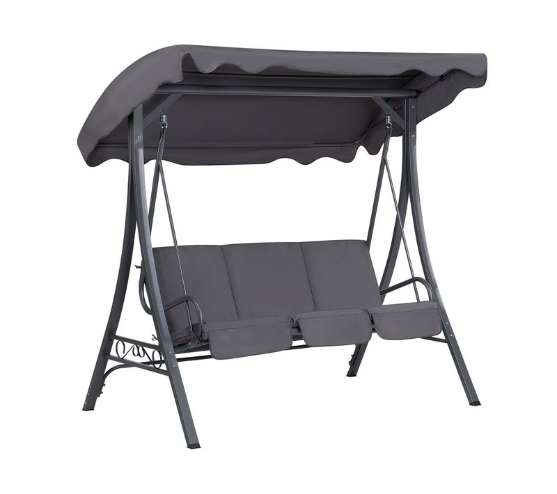 Balançoire Polyester Gris Foncé Garbo