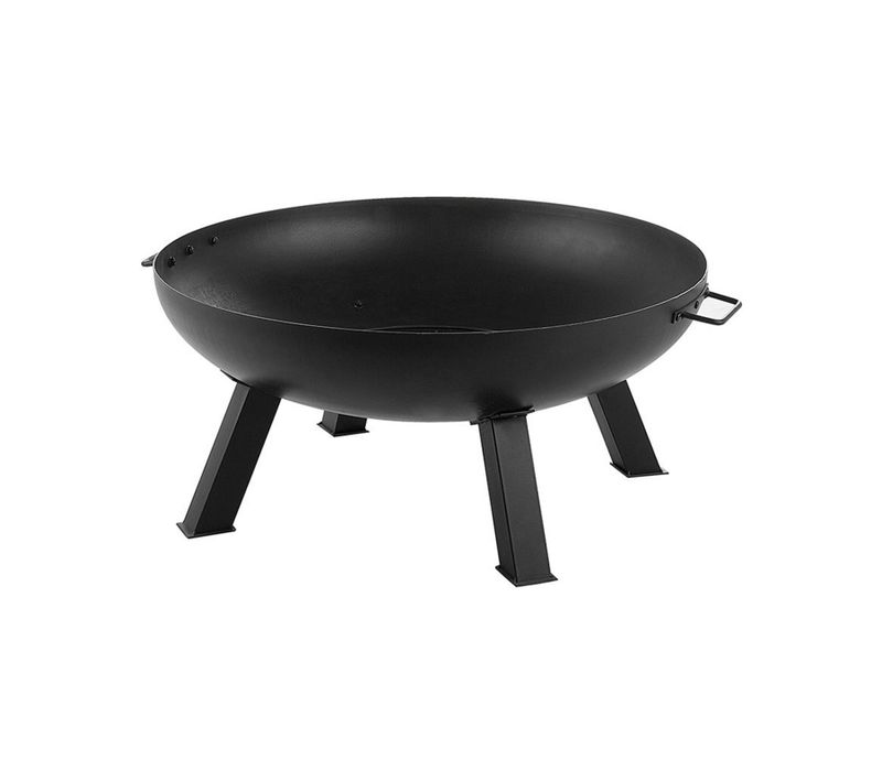 Braséro Rond En Acier Noir Sempu