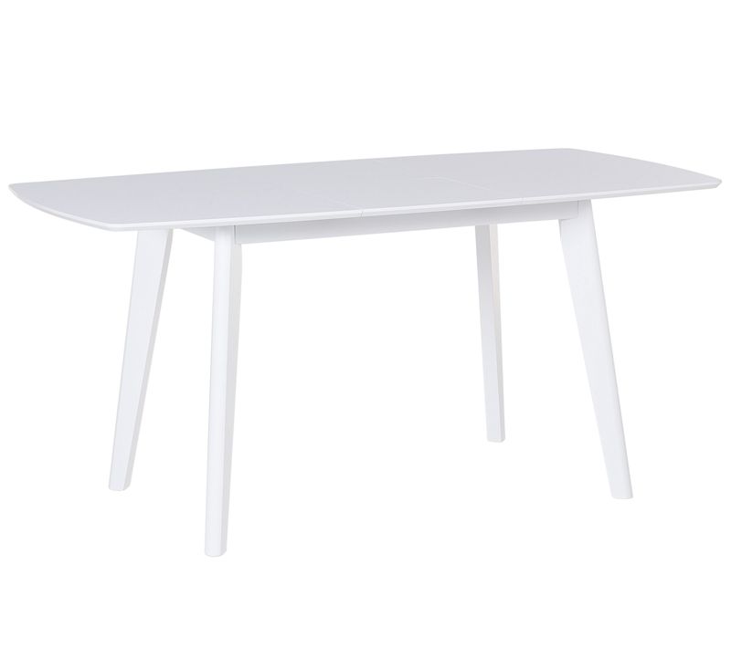 Table De Cuisine Extensible 120x160 Blanche Sanford