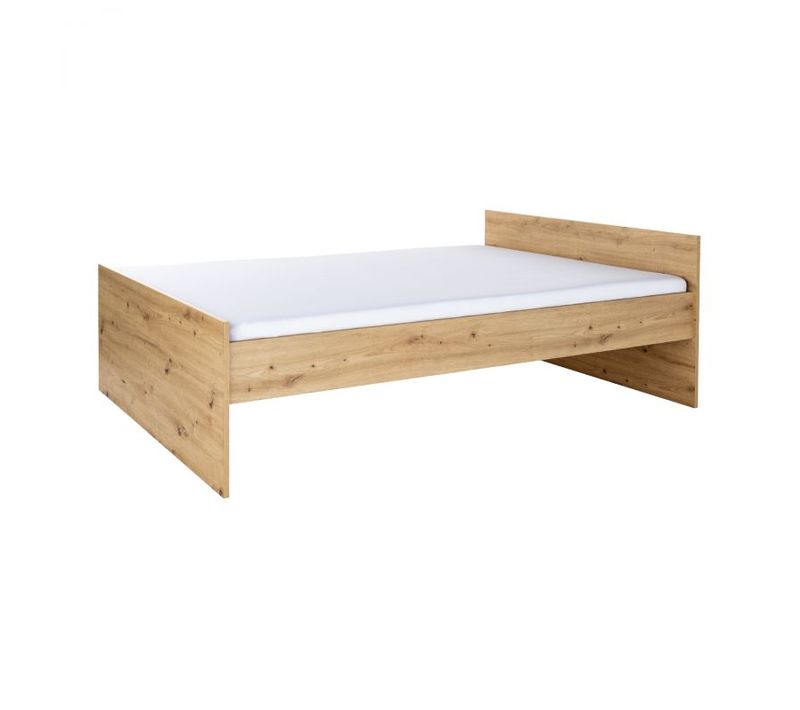 Lit Pour Enfants 120x200cm Alessio En Bois Naturel