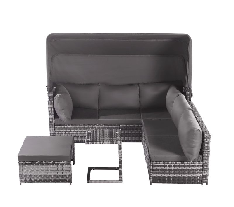 Salon De Jardin 6 Places Gris