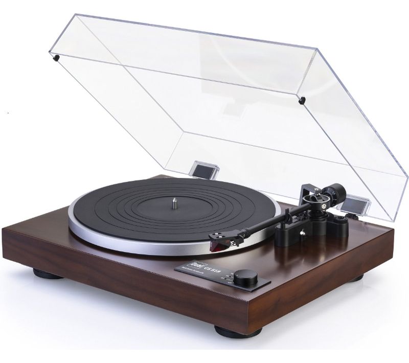 Platine Vinyle Cs 518 Finition Noyer